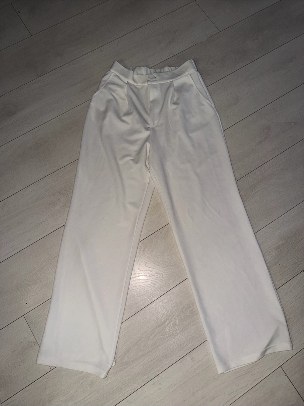 Streetwear Society Cream Straight-Leg Chinos